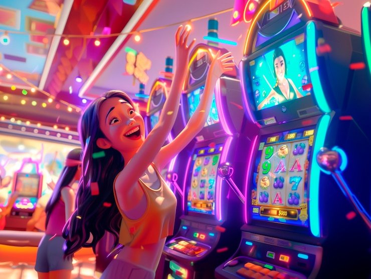 Playtech baccarat table on kudustoto slot showing player and banker hands with betting layout